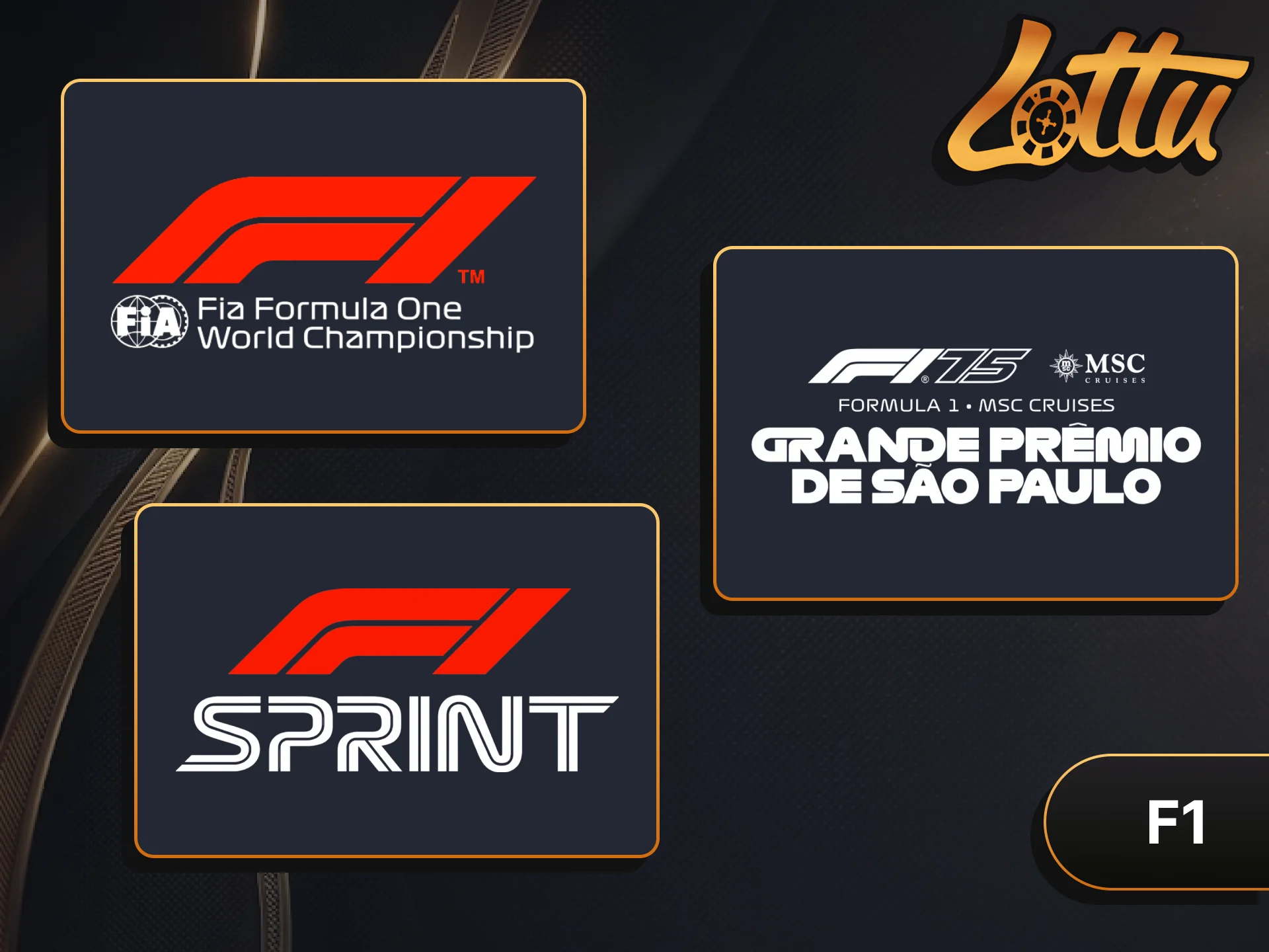 Aposte na velocidade da F1 na casa de apostas Lottu.